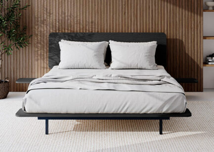 Solid Wood Bed Ida Black