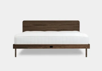 Bed Ehe Natur with Dark oil finish and Oak legs
