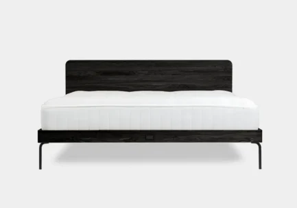 Bed Ehe Natur with Black stain and oil finish